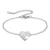 Heart Paw Bracelet For Girl Cute Poppy Paw Bracelets Cat Paw Beads Chain Bracelet for Women Jewelry Gift for Pet Lover