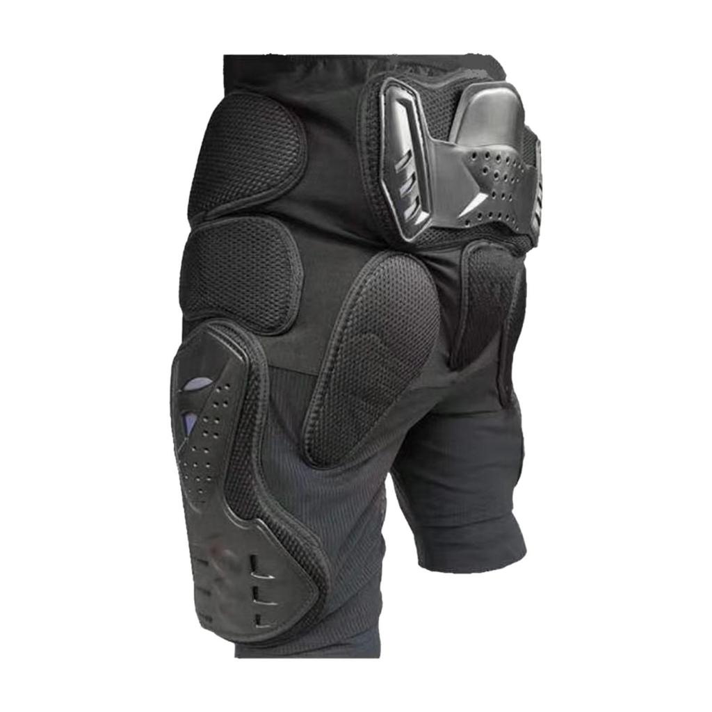 Mehrschichtige Hüftschutz-Polsterhose Elastischer Bund Motorrad-Schutzhose für Downhill-Sportarten