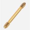 Solid Alloy Steel Hand Drill with 4 Interchangeable Heads Ergonomic Handle Twist Drill for Precise Hole Creation