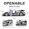 1:36 Jesko Supercar High Simulation Diecast Metal Alloy Model Car Sound Light Pull Back Collection Kids Toy Gifts