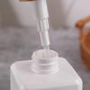 1Pcs Bathroom Dispensers Square Shampoo Shower Gel Body Wash Dispensers Refillable Bamboo Pump Bottles Lotion Containers