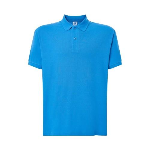 

JHK Mens Pique Regular Polo Shirt L білий