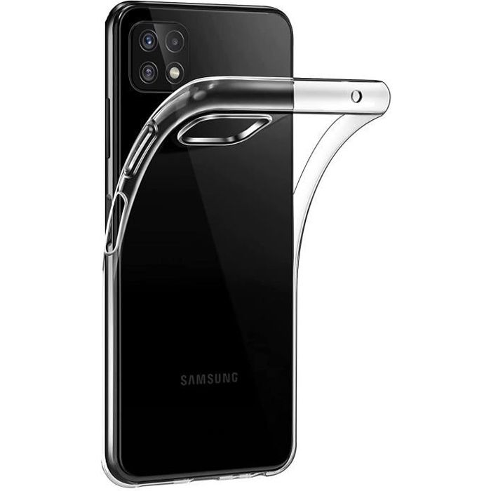 Coque - Phonillico® - Samsung A22 5G - Silicone Gel TPU - Ultra Mince - Transparent