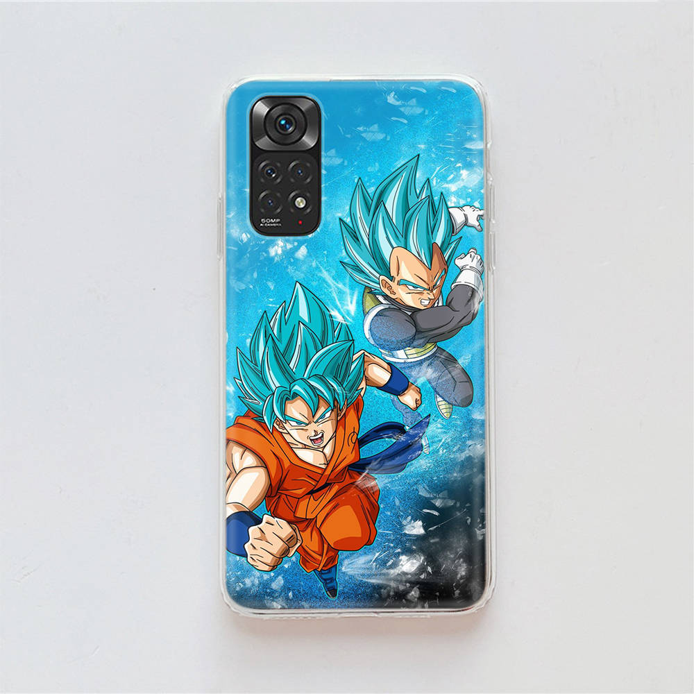 DT41 Dragon Ball Super Hülle für Samsung A04 A14 A23 A34 A54 M23 M33 M52 M53 Realme 10 9 C30S C35 C55 VIVO Y02S Y21 Y33S Y51 X80 Pro Klare Abdeckung