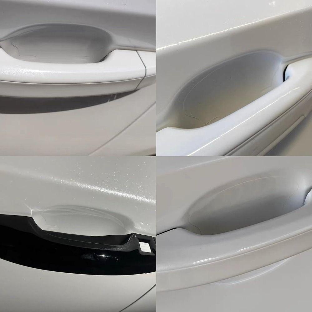 4pcs/10pcs Invisible Car Door Handle Protector Paint Protection Film  Exterior Protection