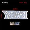 Birthday Casting Mold Home Decoration Mr&Mrs Silicone Letter Molds Alphabet Mould Epoxy Resin Mold