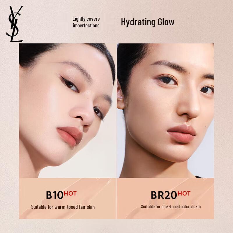 YSL Saint Laurent Růžový polštářkový make-up