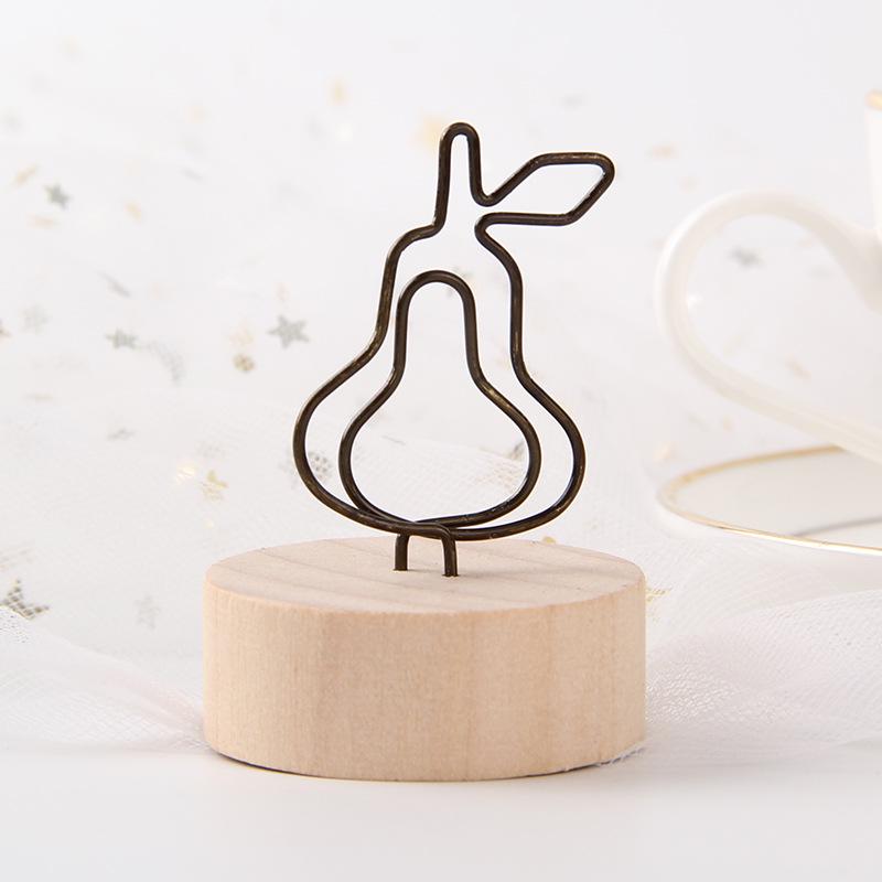 Retro Wooden Memo and Photo Clip - Cute Home Decor Ornament