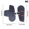 1Pair M2 M3 Bracket Mount Base Holder Headset Clamp Clip For MAXTO M2 M3 Motorcycle Bluetooth Helmet Headset Intercom