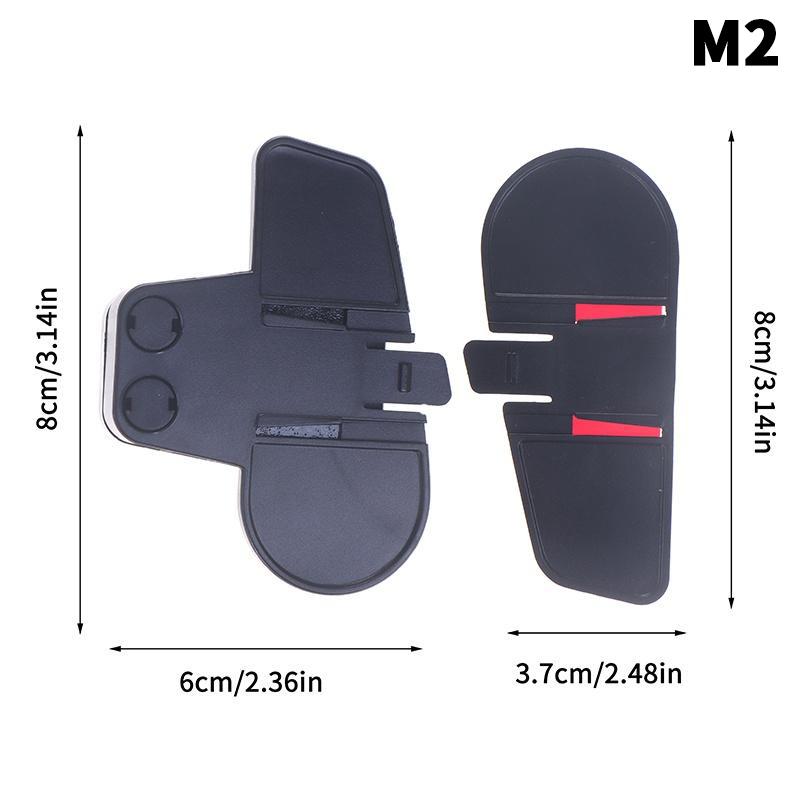 1Pair M2 M3 Bracket Mount Base Holder Headset Clamp Clip For MAXTO M2 M3 Motorcycle Bluetooth Helmet Headset Intercom