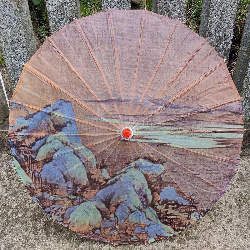 Retro Parasol Olejowy w Stylu Chińskim - Wodoodporny, Ochrona Przed Słońcem, Dekoracja Taneczna i Cheongsam