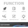 Large 1/18 Ford Mustang GT500 Miniatures Alloy Diecast Metal Vehicle Model Collectibles Sound Light Toys Car Gifts for Kids Boys