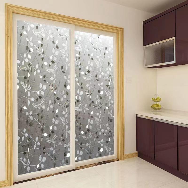 Frosted Window Film Privacy Static Cling Glass Sticker Anti-UV Anti-Glare Decorative Film for Home Office Bathroom