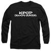 K-Pop Demon Hunters Unisex Adult Logo Long-Sleeved T-Shirt
