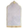Embossed Prayer Mat Islamic Flannel Prayer Rug Portable Anti-Slip Padded