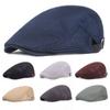 Summer Adjustable Newsboy Style Beret Hat Peaked Cap Golf Hat Breathable