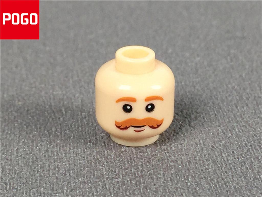 10pcs/lot MOC Bricks Male and Female Figure Head Face Expression DIY Compatible Mini Dolls Building Blocks Toys for Kids Gifts