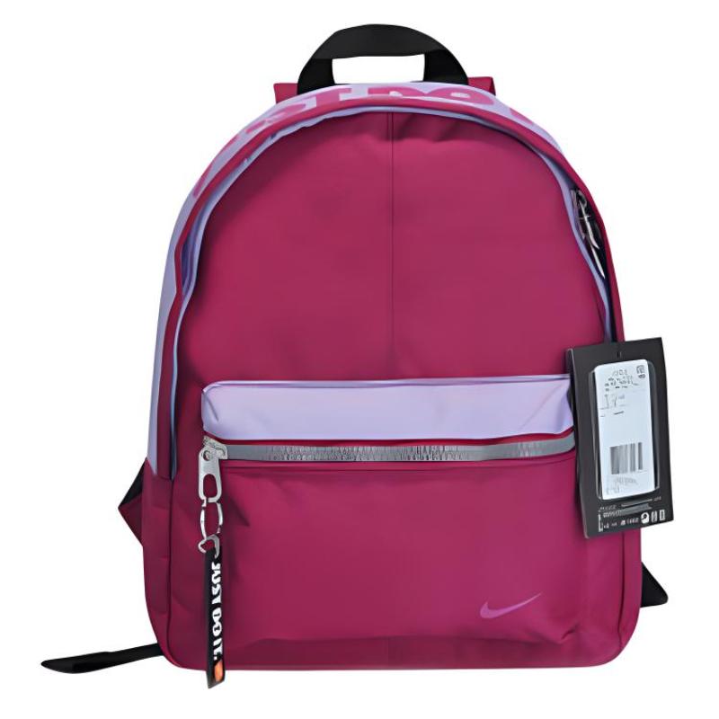 Nike Polyester Backpack Regular Unisex Dark Fuchsia Casual
