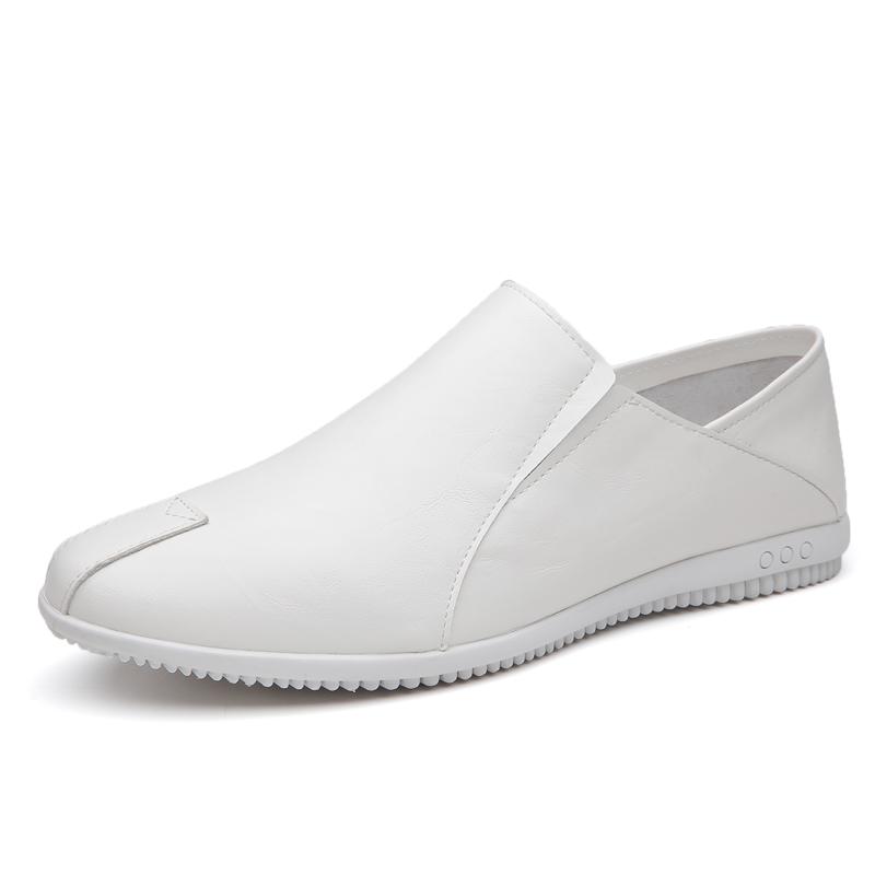 Herren Lederschuhe atmungsaktiv desodorierend Freizeitschuhe weiche Sohle weiche Oberfläche faule Fahrerschuhe
