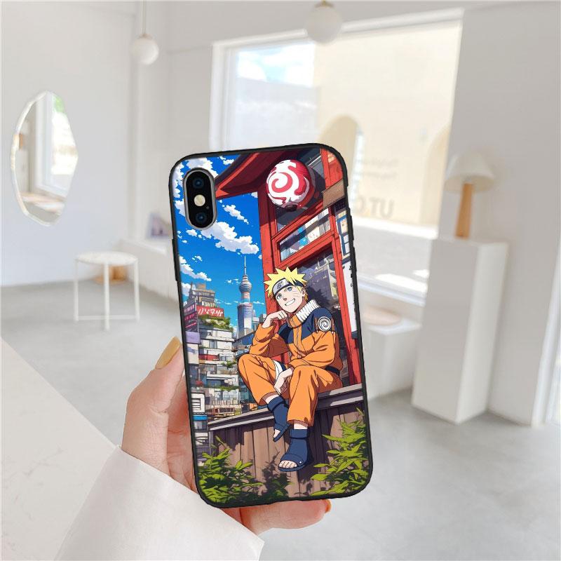 LO9 Anime Naruto Soft Shell Phone Case for Samsung Galaxy S20 S21 S22 Ultra FE + Plus A21S A22 A24 A25 A26 A30 A30S A31