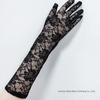 Black Lace Gloves For Brides Wedding Dress Hand Shawl Sexy Sleeve Protector Net Cloth Gloves Women Evening Gown Marriage