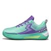 Mens Mid-Cut Basketball Shoes With Rubber Sole Breathable Mesh Upper Shock Absorption Youth Students