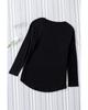 Azura Exchange V Neck Long Sleeve Knit Top