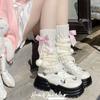 Leg Sleeves Sweet Warm Leg Socks Boot Cuffs Warm Knee High Socks For Fashion Accessories Daily Wear Outdoor Activities