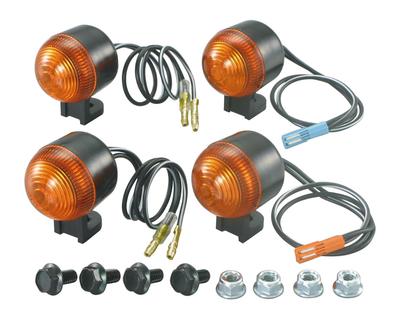 Kitaco 830-1134900 Warens Mini Blinker-Kit, Orange, XR50 Motard, Usw.