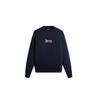 Kith X Peanuts Collaboration FW23 Solid Color Classic Logo Crewneck Sweatshirt Unisex Sweatshirt Dark-Blue KHM031151-413