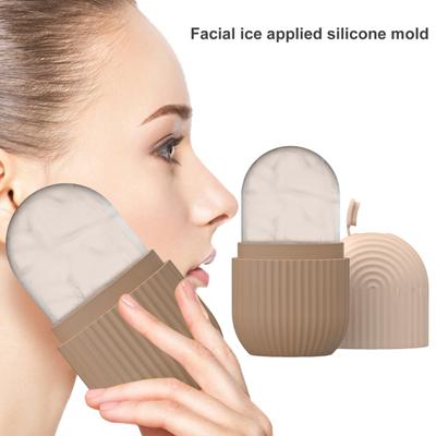 Ice Roller Gesichtsmassagegerät Wiederverwendbare Eiskompresse Geschwollene Augenbeutel Entfernung Poren Schrumpfen Gesicht Silikon Eisform Frauen Hautpflege-Tool