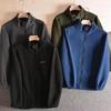 Men's Warm Fleece Stand Collar Jacket - Ideal for Autumn/Winter Outdoor Sports, Casual Wear for Middle-Aged and Elderly Dads