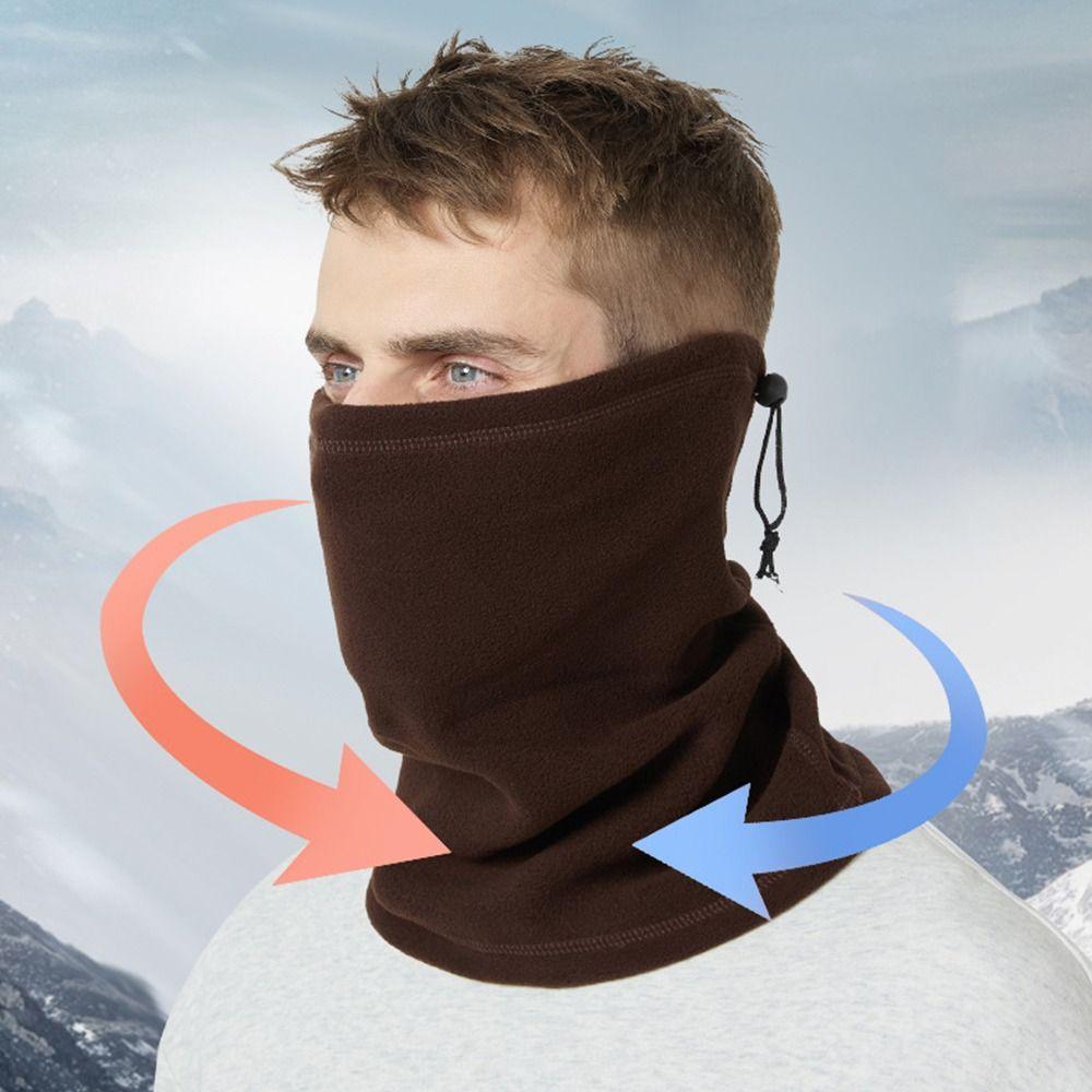 Circle Wrap Balaclava Plush Neck Scarf Thermal Warm Ski Balaclava Hat Winter Riding