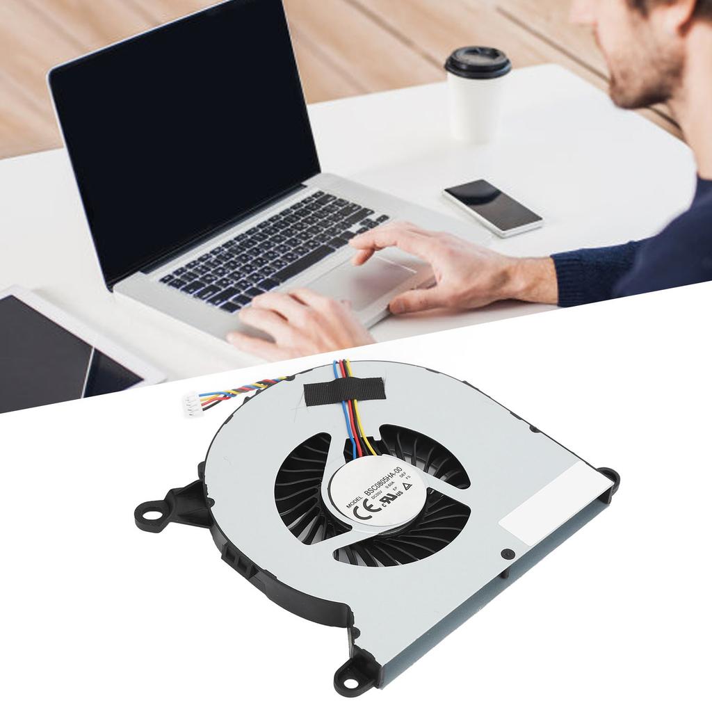 Desktop CPU Cooling Fan BSC0805HA‑00 Replacement 5V 0.6A Lightweight PC CPU Cooling Fan 4 Pin for NUC8i7BEH for NUC8i3BEH