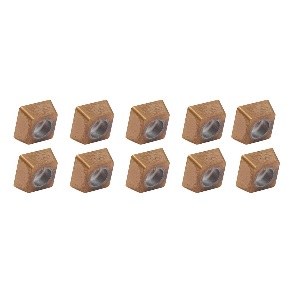 10Pcs Turning Insert Carbide Blade Lathe Cutter Milling CNC Tool Set Kit SPMT040204HD