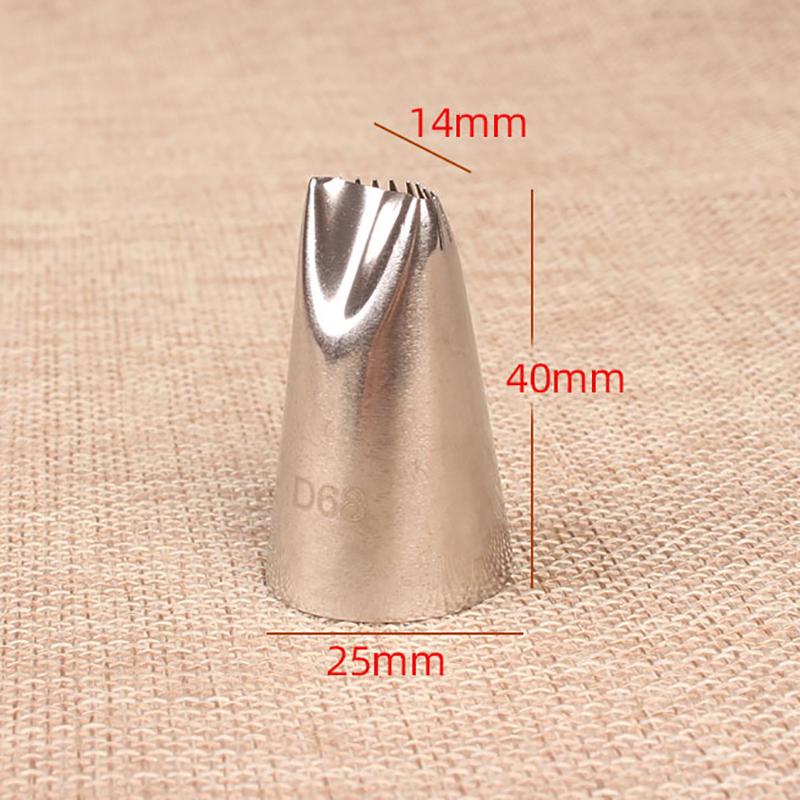 Lotus Flower Cream Nozzles Large Pastry Nozzle Cake Decorating Tips Icing Piping Nozzles Kitchen Accessories Cookies Baking Tool