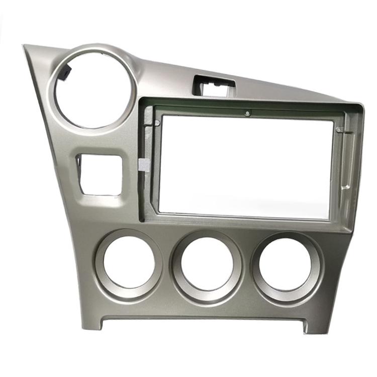 Silberne Autoradio-Blende Stereo Radio Blenden Panel Rahmen Abdeckung 9 Zoll Panel Rahmen Für Toyota Für MATRIX 2009 2010 2011 2012 2013 2014