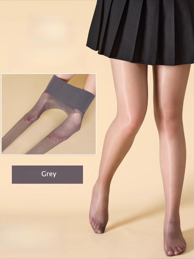 Seamless 5D Ultra-Thin Pantyhose for Women Sexy Tight Fit Oil-Shiny Transparent Stockings Breathable  Clubwear Medias