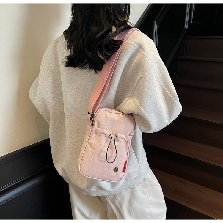 Mini Crossbody Bag For Women With Nylon Material And Zipper Closure For Daily Use
