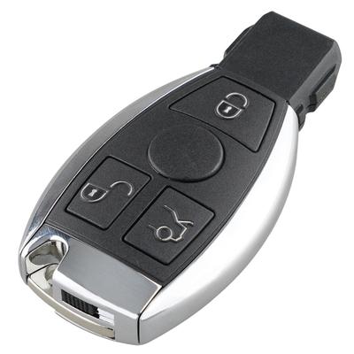 Pro Mercedes-Benz BGA Inteligentní dálkově ovládaný klíč od auta s integrovaným čipem a baterií, Frekvence: 433,92 MHz