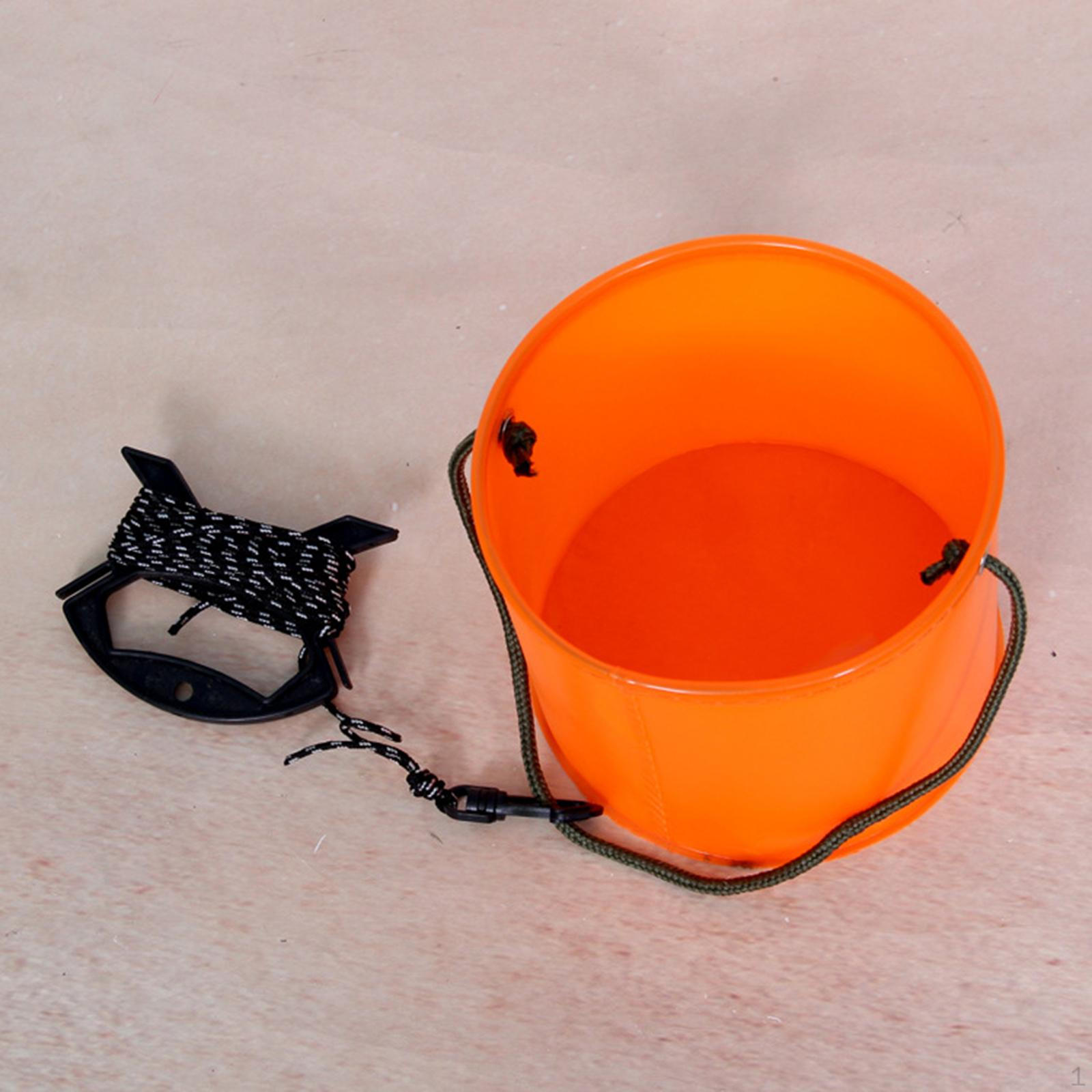 

Live Fishing Lure Bucket Fish Protection Collapsible Carrying Bag Water