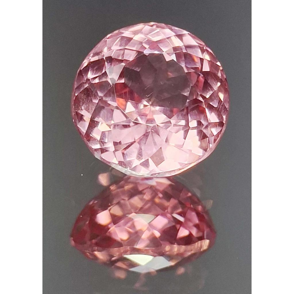 15-17 Ct Natural Padparadscha Sapphire Round Cut Stunning Certified Gemstone