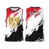 Men Basketball Sports Egypt Flag Running Fitness Multifunction Jersey Sleeveless Shirt Custom Name Nunber Exclusive