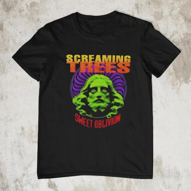 Screaming Trees Band Sweet Oblivion Cotton Black Tee Shirt CL503 S