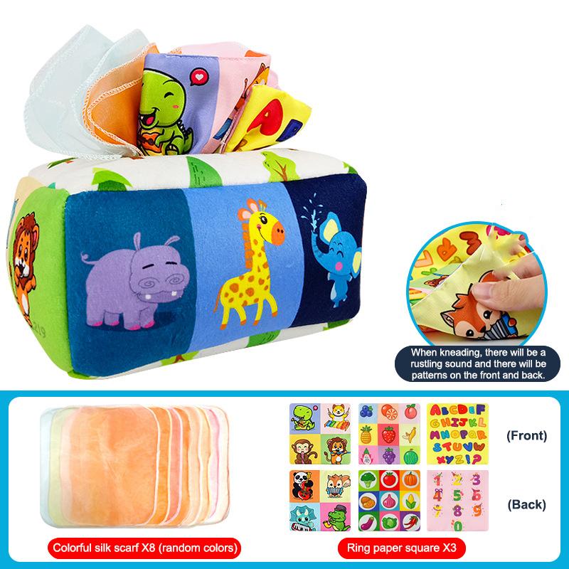 Baby Carrot Harvest Game Montessori Toy Pull Turnip Toddler Motor Skills Training Tissue Box Toys For Children