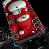 Christmas Snowman Phone Case for Samsung Galaxy S26 S25 S24 S23 S22 S20 S21 FE Ultra S25 Edge Plus 5G Soft TPU Cover Fundas Bags