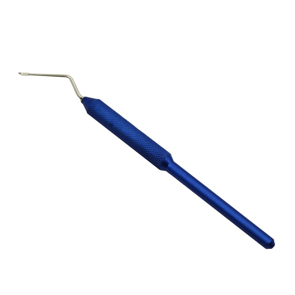 Outils d'apiculture pour déplacer les larves d'abeilles, aiguille en acier inoxydable bleu, système d'élevage de reines pour apiculteur, 2 pièces