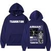 Arman Tsarukyan Ahalkalakets Regali per Fan Felpe Moda Donna Violenza Estetica Felpe con Cappuccio Casual Oversize Felpa