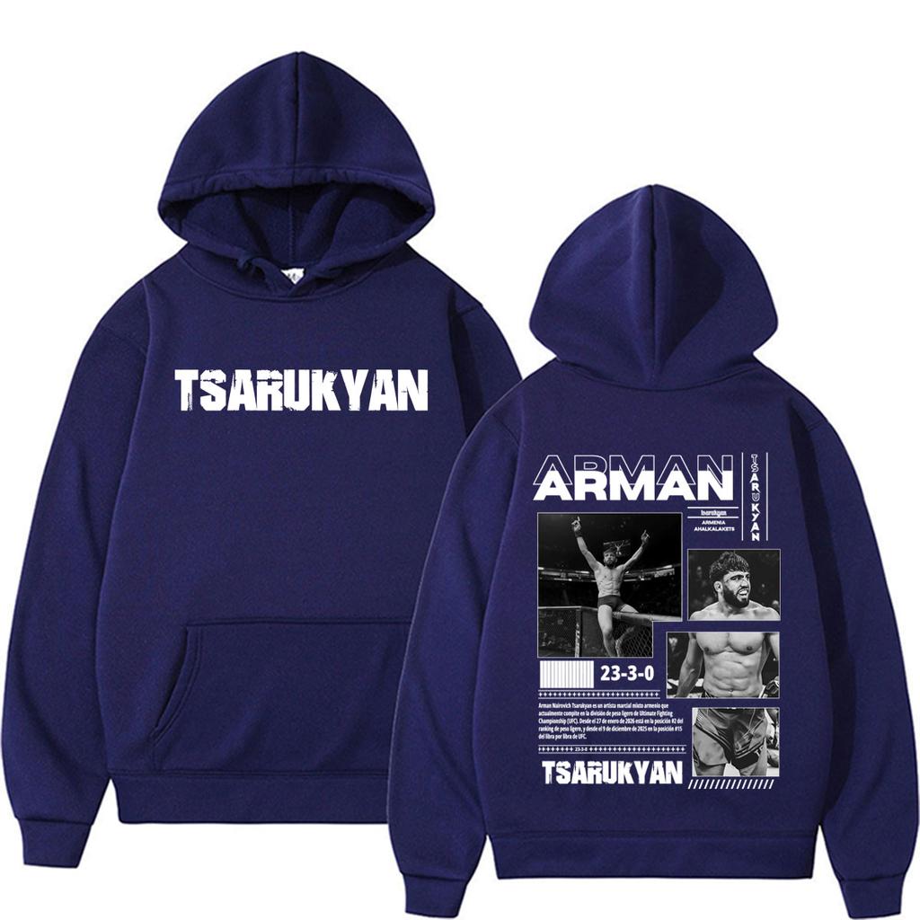 Arman Tsarukyan Ahalkalakets Regali per Fan Felpe Moda Donna Violenza Estetica Felpe con Cappuccio Casual Oversize Felpa