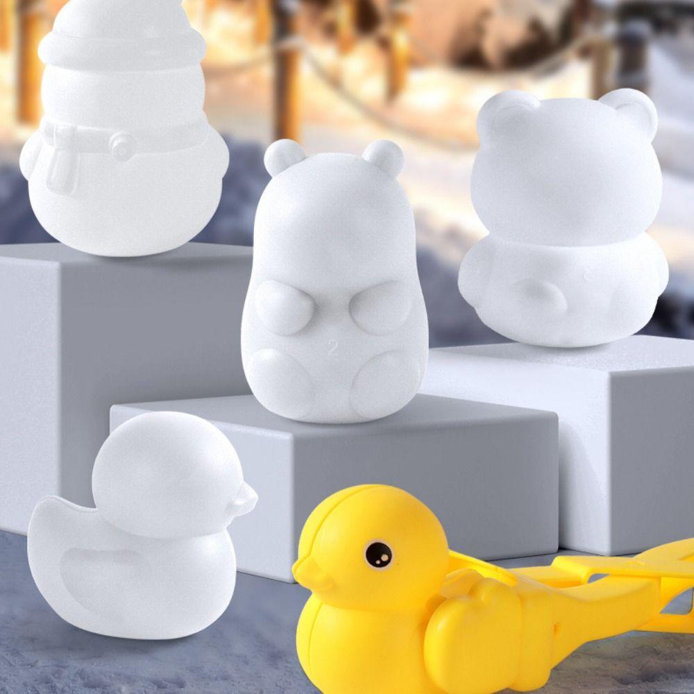 ABS Winter Snowball Maker Toy Capybara Snow Sand Ball Making Molds  Snow and Beach